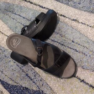 Dansko Black Women's Sandals